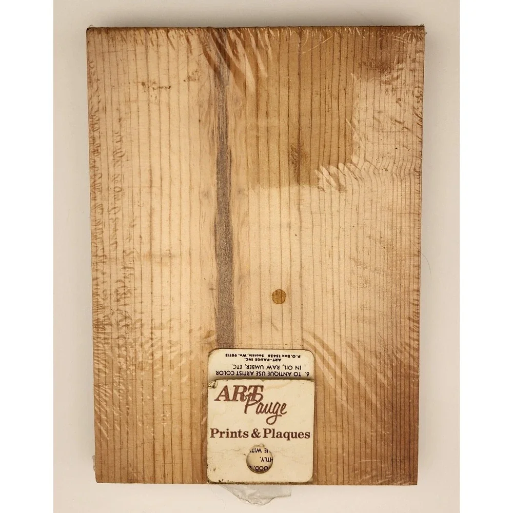 Vintage Evans Retro Wool Plaque‎ Kitschy Kids Wall Art Decor Umbrella Kiss